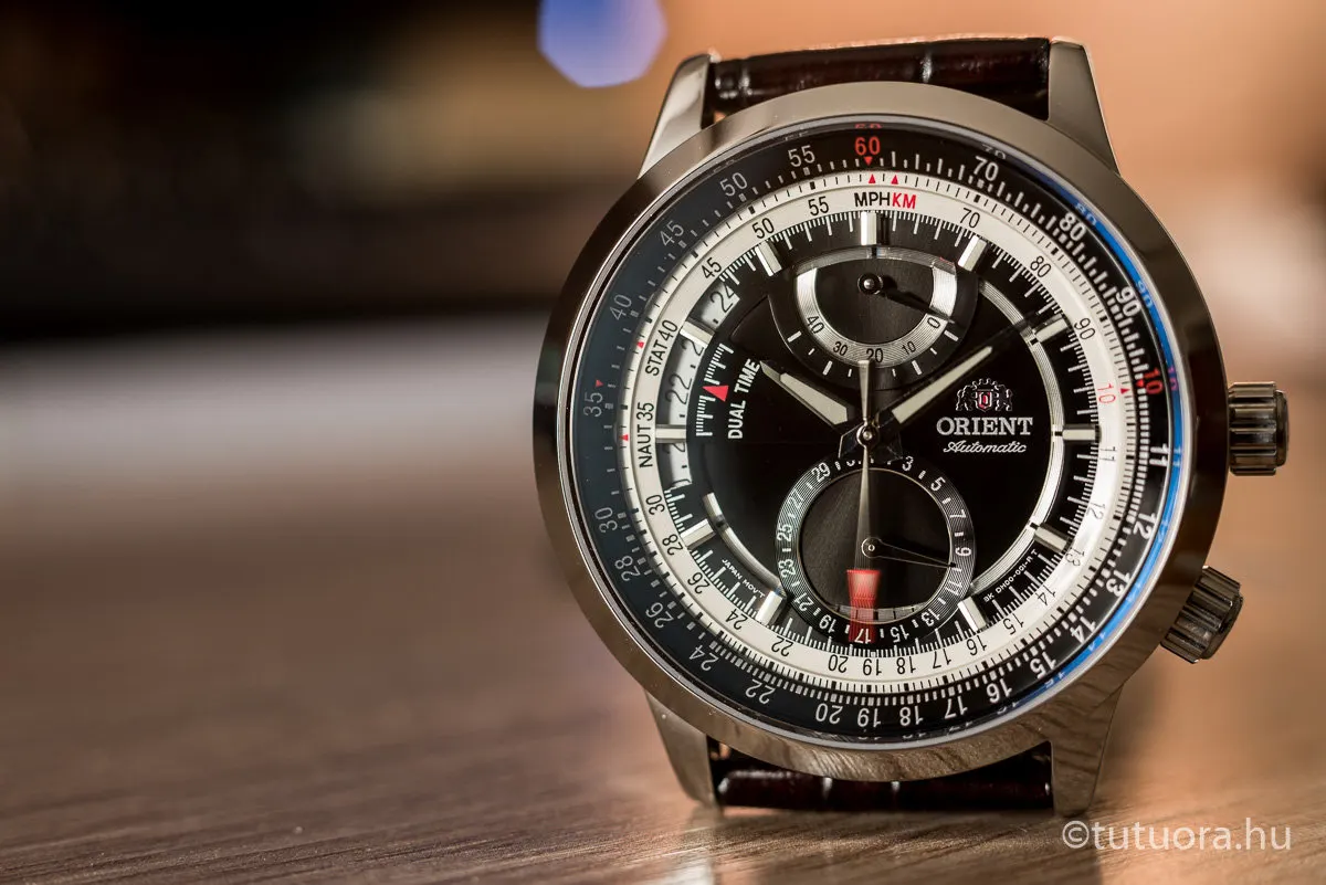 ORIENT EXPLORER Montre Orient Explorer DH00002B avec règle à calcul circulaire